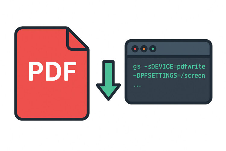 Cómo reducir el tamaño de archivos PDF en GNU/Linux
